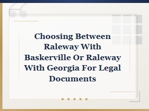 Choosing Between Raleway with Baskerville or Georgia