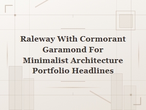 The Elegance of Raleway and Cormorant Garamond